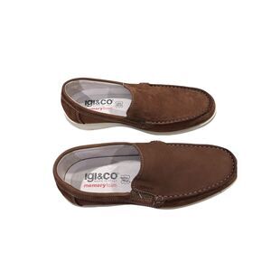 IGI&CO Men's Memory Foam Leather Upper  Penny Loafer  Size 41 Made in Italy